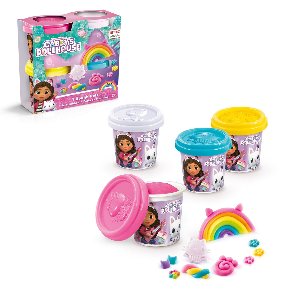 Gabby´S Dollhouse Set 4 Potes De Masa Categoría: Muñequitas y más Tipo producto: Muñecas